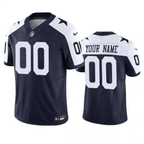 686191b69f225_1 Men's Dallas Cowboys Active Player Custom Navy 2023 F.U.S.E. Vapor Limited Stitched Football Jersey