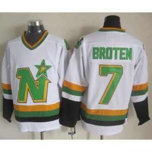 686191c01f5ce_1 Stars #7 Neal Broten White CCM Throwback Stitched NHL Jersey
