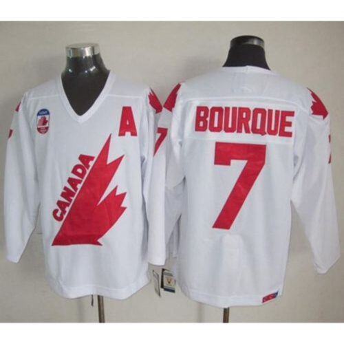 686191ceddd98_1 Olympic 1991 CA. #7 Ray Bourque White CCM Throwback Stitched NHL Jersey