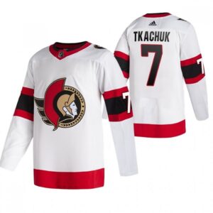 686191e447e1b_1 Men's Ottawa Senators #7 Brady Tkachuk White Stitched Jersey
