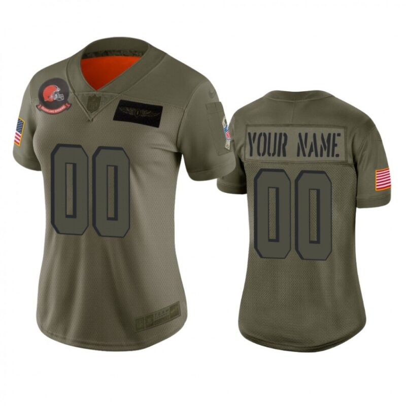 686191f39865c_1 Women's Cleveland Browns Customized 2019 Camo Salute To Service NFL Stitched Limited Jersey