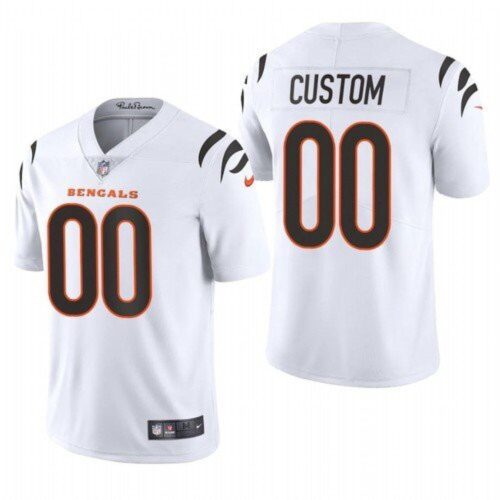 686191fb7a3ef_1 Men's Cincinnati Bengals ACTIVE PLAYER Custom 2021 White Vapor Untouchable Limited Stitched Jersey