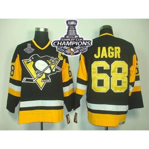 686191fc92650_1 Penguins #68 Jaromir Jagr Black CCM Throwback 2016 Stanley Cup Champions Stitched NHL Jersey