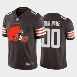 6861922673a2d_1 Men's Cleveland Browns Customized Brpwn 2020 Team Big Logo Stitched Limited Jersey