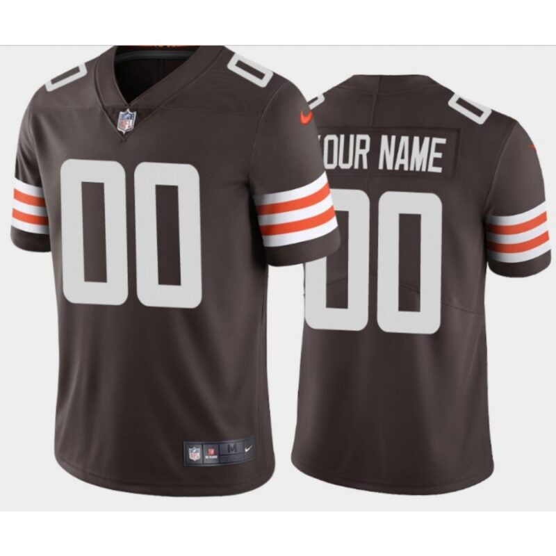 6861922e9e0b8_1 Men's Cleveland Browns Customized 2020 New Brown Team Color Vapor Untouchable NFL Stitched Limited Jersey