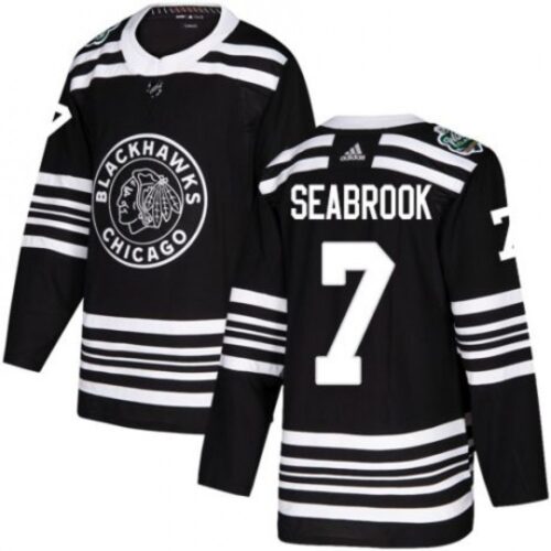 6861924a4564f_1 Men's Chicago Blackhawks #7 Brent Seabrook Black 2019 Winter Classic Stitched NHL Jersey