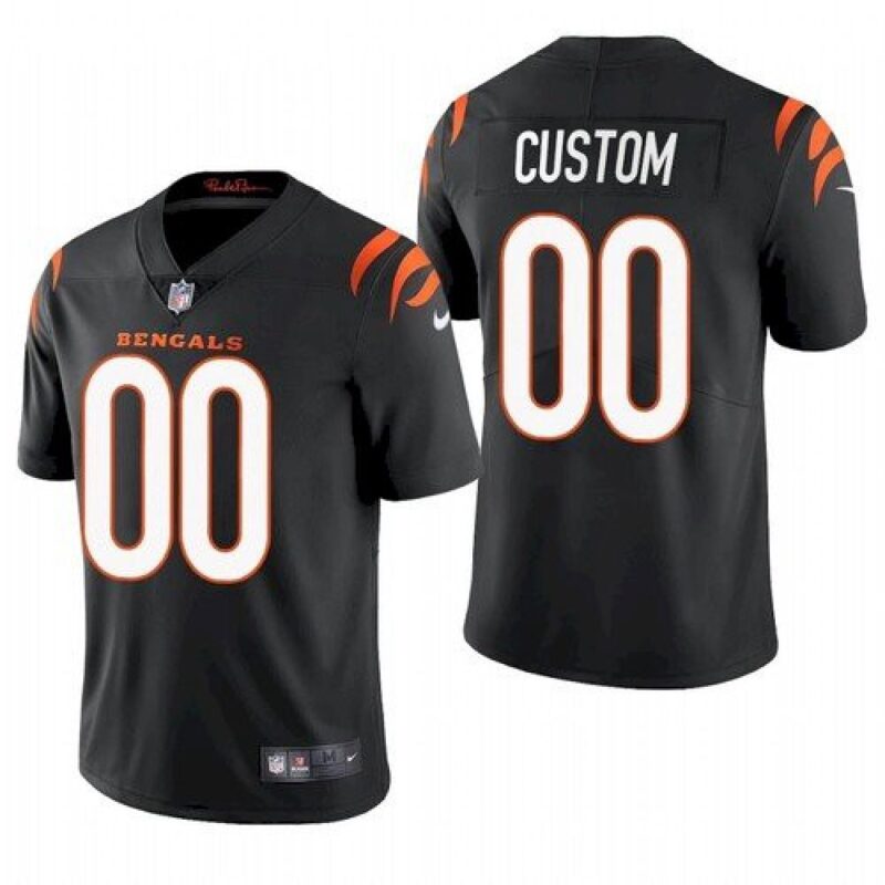 686192551a3d6_1 Men's Cincinnati Bengals Customized 2021 Black Vapor Untouchable Limited Stitched Jersey