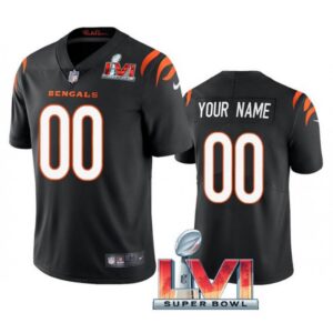 686192604c21d_1 Men's Cincinnati Bengals ACTIVE PLAYER Custom 2022 Black Super Bowl LVI Vapor Limited Stitched Jersey