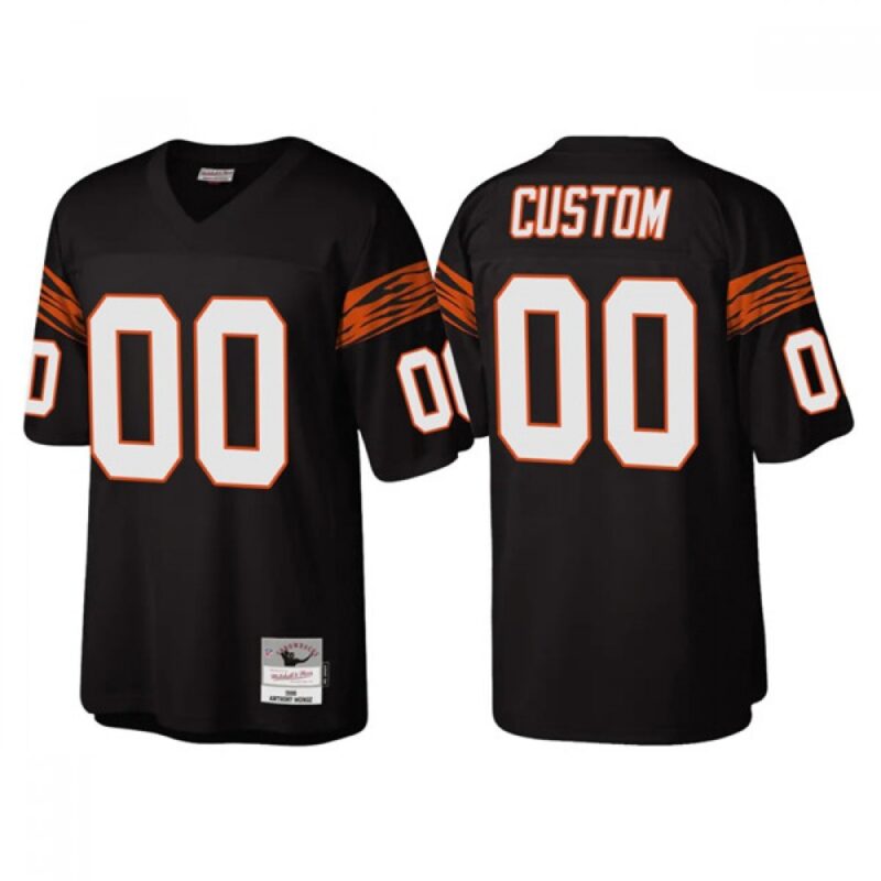6861926bba992_1 Men's Cincinnati Bengals Active Player Custom Black Throwback Legacy Stitched Jersey