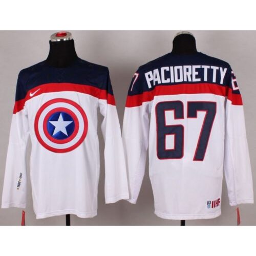 6861929eda6c2_1 Olympic Team USA #67 Max Pacioretty White Captain America Fashion Stitched NHL Jersey