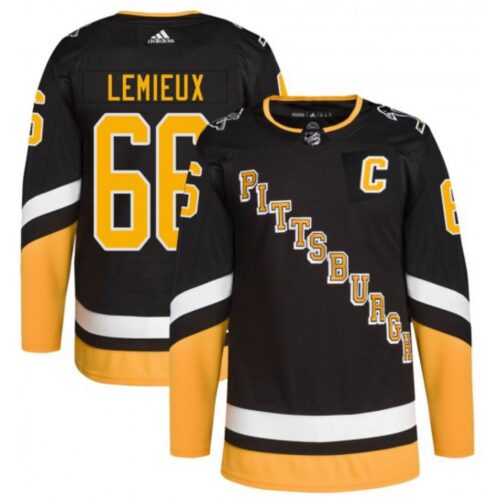 686192d090214_1 Men's Pittsburgh Penguins #66 Mario Lemieux 2021/2022 Black Stitched Jersey