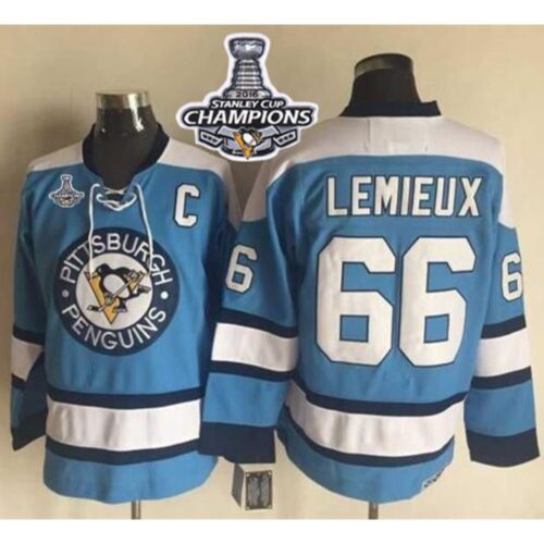 686192e69dd91_1 Penguins #66 Mario Lemieux Blue Alternate CCM Throwback 2016 Stanley Cup Champions Stitched NHL Jersey