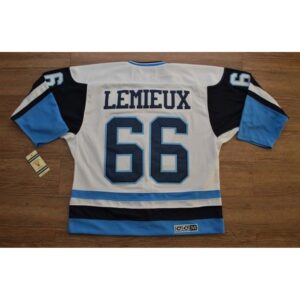 686192f2f1d33_1 Penguins #66 Mario Lemieux Stitched White/Blue CCM Throwback NHL Jersey