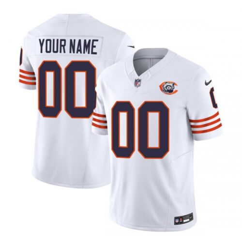 686192f7adb1a_1 Men's Chicago Bears Active Player Custom 2023 F.U.S.E. White Throwback Limited Stitched Football Jersey