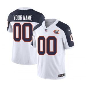 686192fa70c65_1 Men's Chicago Bears Active Player Custom 2023 F.U.S.E. White/Navy Throwback Limited Stitched Football Jersey