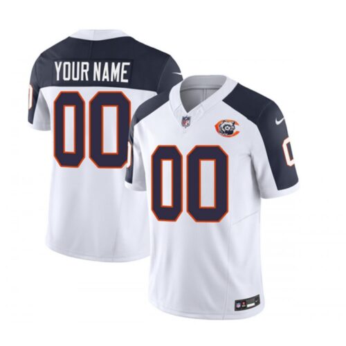 686192fa70c65_1 Men's Chicago Bears Active Player Custom 2023 F.U.S.E. White/Navy Throwback Limited Stitched Football Jersey