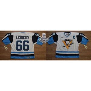 686192fc603c9_1 Penguins #66 Mario Lemieux White/Blue CCM Throwback 2016 Stanley Cup Champions Stitched NHL Jersey
