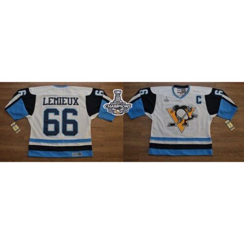 686192fc603c9_1 Penguins #66 Mario Lemieux White/Blue CCM Throwback 2016 Stanley Cup Champions Stitched NHL Jersey