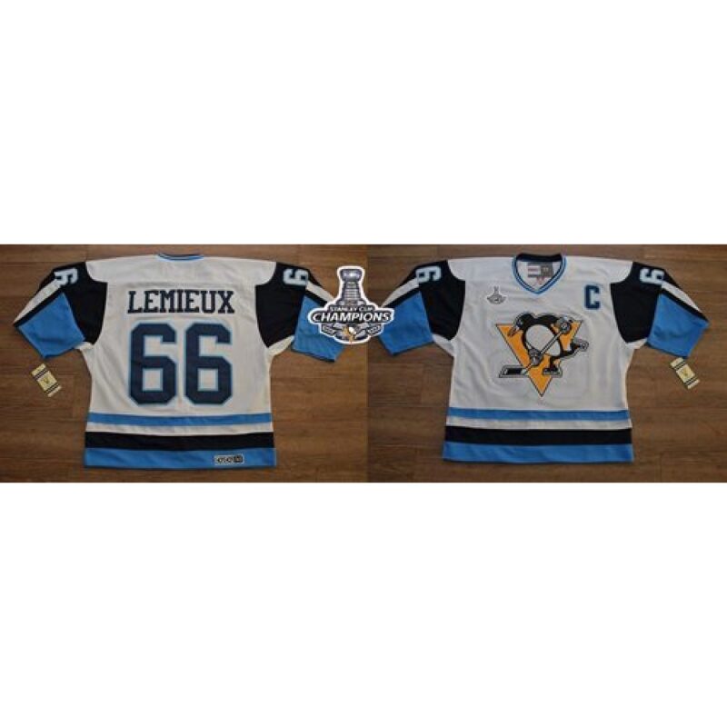 686192fc603c9_1 Penguins #66 Mario Lemieux White/Blue CCM Throwback 2016 Stanley Cup Champions Stitched NHL Jersey