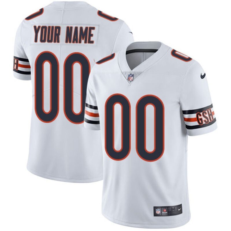 68619304dae67_1 Men's Chicago Bears Customized White Vapor Untouchable NFL Stitched Limited Jersey