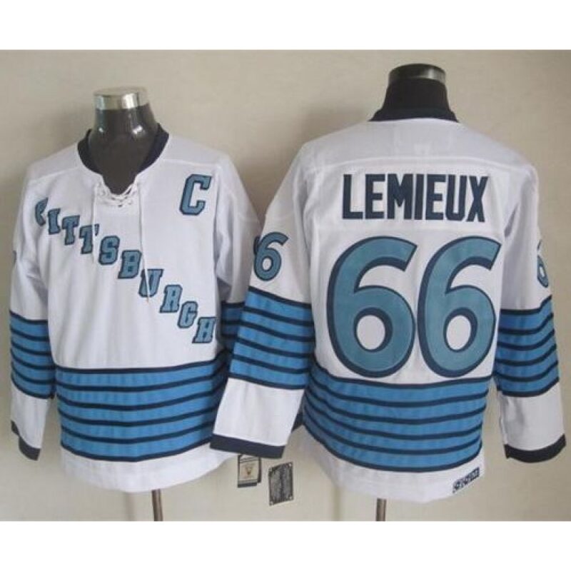 6861930e9098f_1 Penguins #66 Mario Lemieux White/Light Blue CCM Throwback Stitched NHL Jersey
