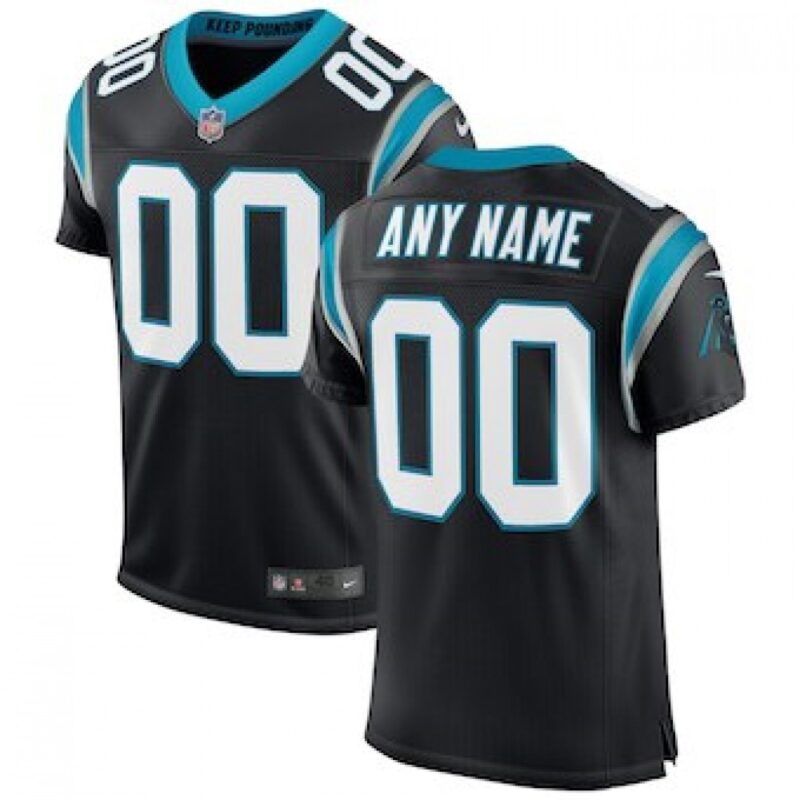 686193171cfd6_1 Men's Carolina Panthers Black Vapor Untouchable Custom Elite NFL Stitched Jersey