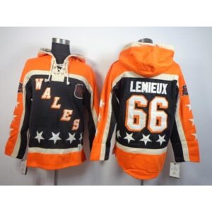 6861931e21a18_1 Penguins #66 Mario Lemieux Black All Star Sawyer Hooded Sweatshirt Stitched NHL Jersey
