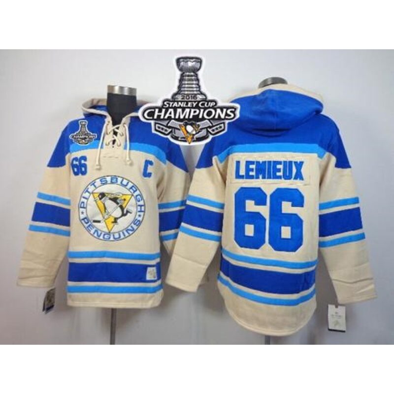6861932dc7d56_1 Penguins #66 Mario Lemieux Cream Sawyer Hooded Sweatshirt 2016 Stanley Cup Champions Stitched NHL Jersey