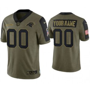 6861933c9d601_1 Men's Carolina Panthers ACTIVE PLAYER Custom 2021 Olive Salute To Service Limited Stitched Jersey