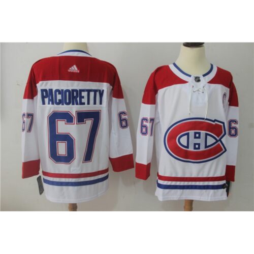 68619356d83e0_1 Men's Montreal Canadiens #67 Max Pacioretty White Stitched NHL Jersey