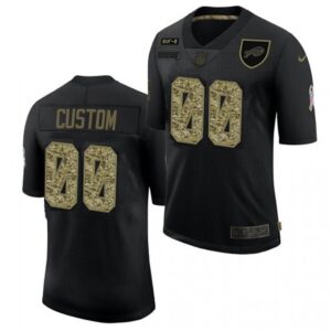 6861935a80ae0_1 Men's Buffalo Bills Customized Black Salute To Service Stitched Limited Jersey
