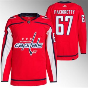 686193697d988_1 Men's Washington Capitals #67 Max Pacioretty Red Stitched Jersey