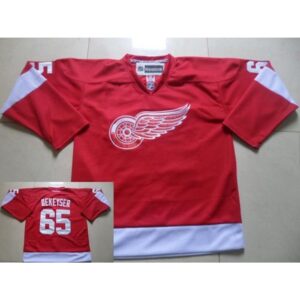68619383e29aa_1 Red Wings #65 Danny DeKeyser Red Stitched NHL Jersey