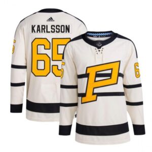 68619389ee04a_1 Men's Pittsburgh Penguins #65 Erik Karlsson Cream 2023 Winter Classic Stitched Jersey