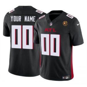 6861947d6a492_1 Men's Atlanta Falcons Active Player Custom Black 2023 F.U.S.E. With John Madden Patch Vapor Limited Stitched Football Jersey