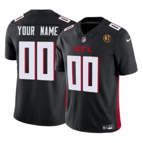 6861947d6a492_1 Men's Atlanta Falcons Active Player Custom Black 2023 F.U.S.E. With John Madden Patch Vapor Limited Stitched Football Jersey