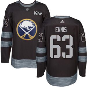 6861949db8e32_1 Sabres #63 Tyler Ennis Black 1917-2017 100th Anniversary Stitched NHL Jersey