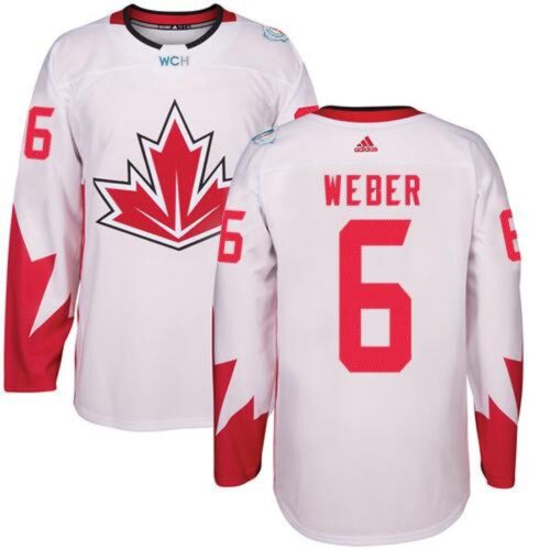 686194aa5ce97_1 Team CA. #6 Shea Weber White 2016 World Cup Stitched NHL Jersey