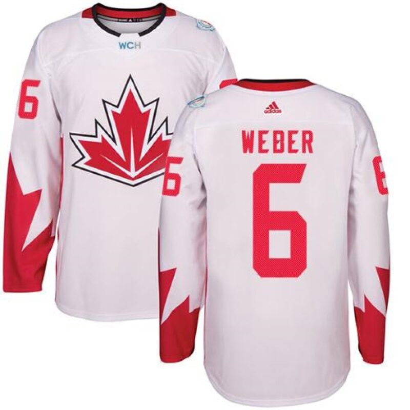 686194aa5ce97_1 Team CA. #6 Shea Weber White 2016 World Cup Stitched NHL Jersey