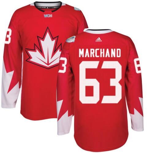 686194c735a27_1 Team Canada #63 Brad Marchand Red 2016 World Cup Stitched Youth NHL Jersey