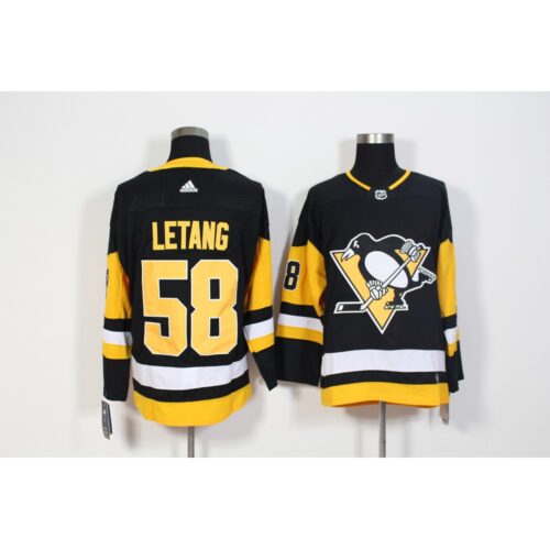686194fc69d88_1 Men's Pittsburgh Penguins #58 Kris Letang Black Stitched NHL Jersey