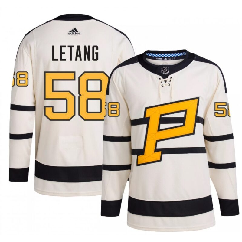 68619512ea8ea_1 Men's Pittsburgh Penguins #58 Kris Letang Cream 2023 Winter Classic Stitched Jersey