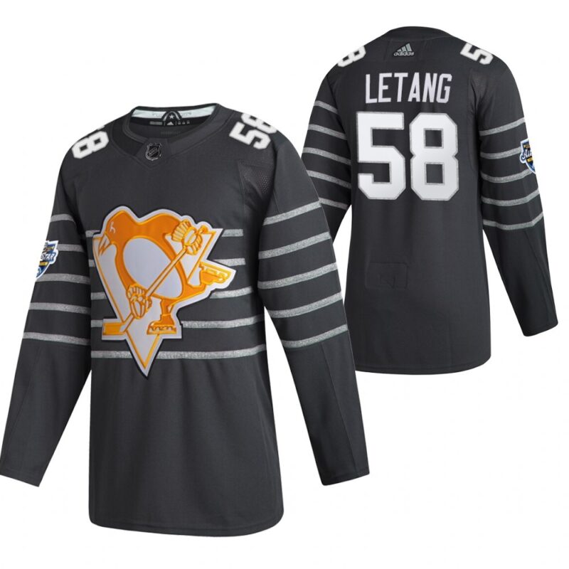 6861951694b47_1 Men's Pittsburgh Penguins #58 Kris Letang 2020 Grey All Star Stitched NHL Jersey