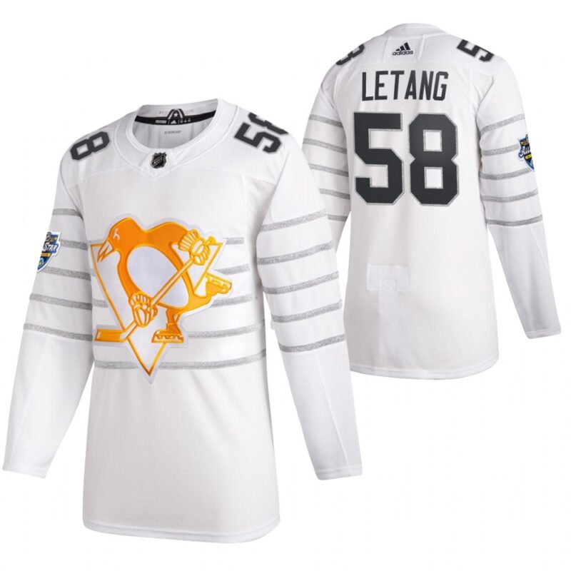 6861951a168f8_1 Men's Pittsburgh Penguins #58 Kris Letang 2020 White All Star Stitched NHL Jersey