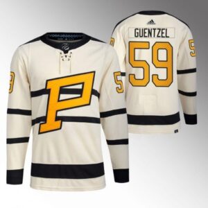 68619552118d6_1 Men's Pittsburgh Penguins #59 Jake Guentzel Cream 2023 Winter Classic Stitched Jersey