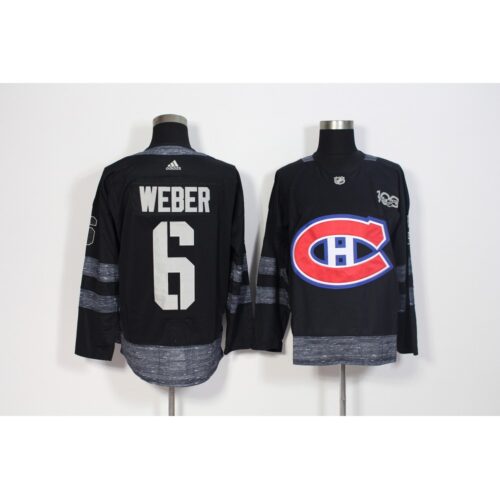 6861957a7e058_1 Men's Montreal Canadiens #6 Shea Weber Black 1917-2017 100th Anniversary Stitched NHL Jersey