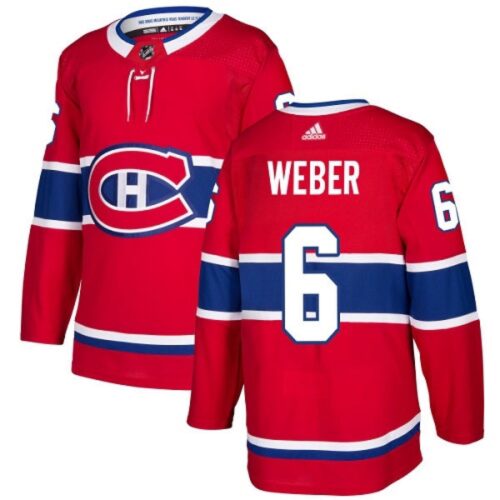 6861958486a22_1 Men's Montreal Canadiens #6 Shea Weber Red Stitched NHL Jersey