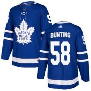 6861959d946a7_1 Men's Toronto Maple Leafs #58 Michael Bunting Blue Stitched Jersey