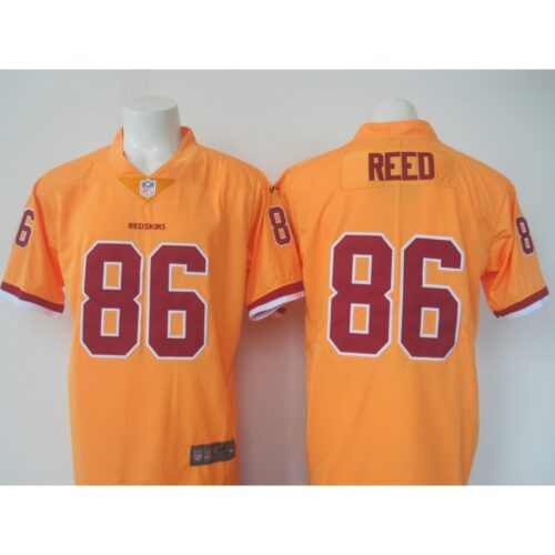 68619624e1293_1 Men's Redskins #86 Jordan Reed Yellow Limited Rush Stitched NFL Jersey