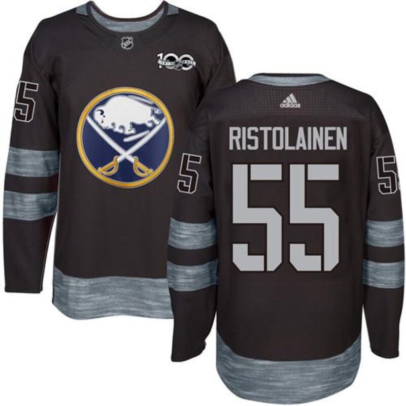 686196a252700_1 Sabres #55 Rasmus Ristolainen Black 1917-2017 100th Anniversary Stitched NHL Jersey